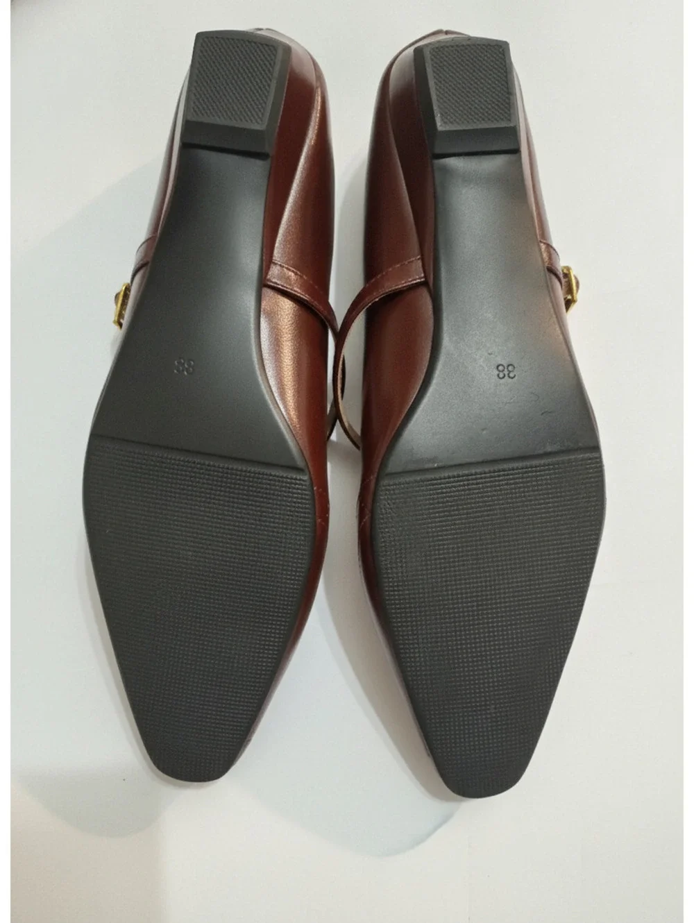 CHIKO Bevin Pointy Toe Wedge Mary Jane Shoes NWOT Size US 7.5 EU 38